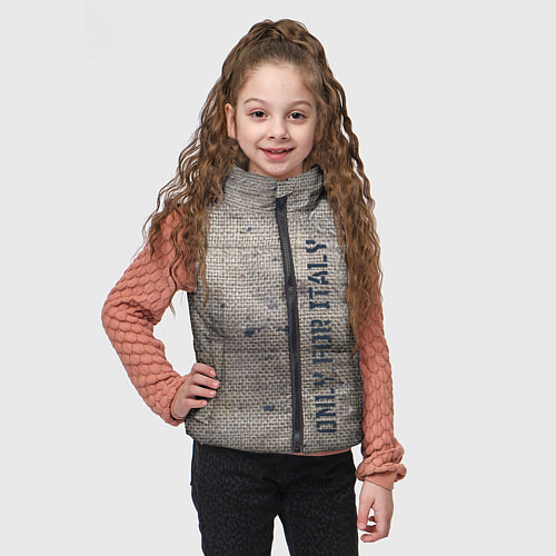 Детский жилет Only for Italy Мешковина Авангард Hype / 3D-Красный – фото 3