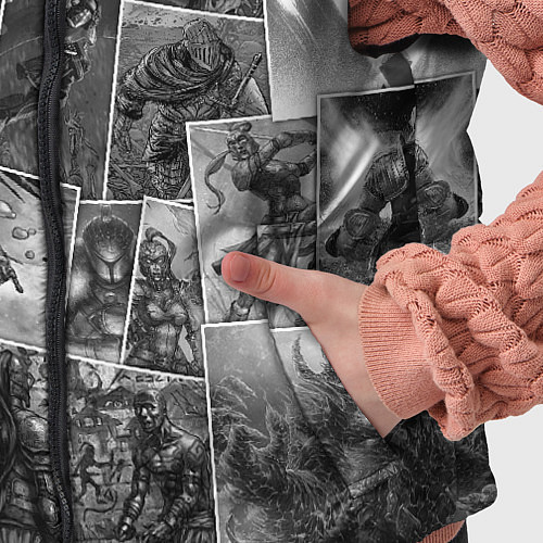 Детский жилет Тёмные души комикс / 3D-Светло-серый – фото 5