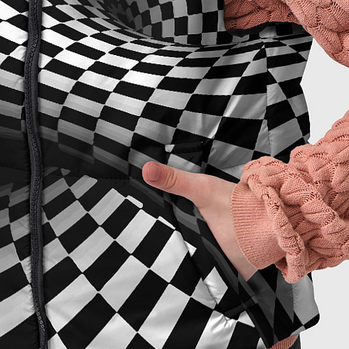 Детский жилет Геометрическая объёмная композиция Авангард / 3D-Светло-серый – фото 5