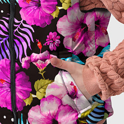 Детский жилет Floral pattern Summer night Fashion trend, цвет: 3D-красный — фото 2