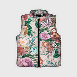 Детский жилет Color floral pattern Expressionism Summer