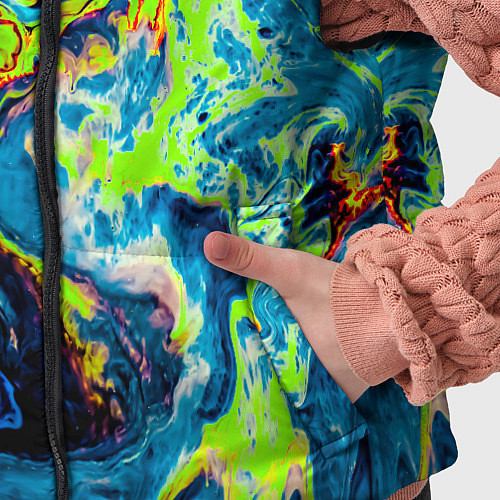 Детский жилет The Poisonous Palette / 3D-Светло-серый – фото 5