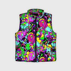 Детский жилет Щупальца и слизь, цвет: 3D-красный