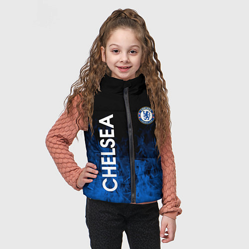 Детский жилет Chelsea пламя / 3D-Черный – фото 3