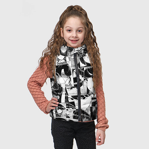 Детский жилет Komi san pattern / 3D-Черный – фото 3
