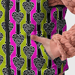 Детский жилет Striped multicolored pattern Сердце, цвет: 3D-светло-серый — фото 2