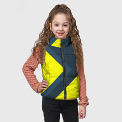 Детский жилет Геометрическая Стрелка, цвет: 3D-светло-серый — фото 2