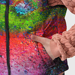 Детский жилет Pointillism Art Fashion trend, цвет: 3D-светло-серый — фото 2