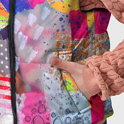 Детский жилет Patchwork quilt Fashion trend, цвет: 3D-светло-серый — фото 2