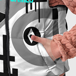 Детский жилет SPORT GAMES черно-белый абстрактный узор, цвет: 3D-светло-серый — фото 2