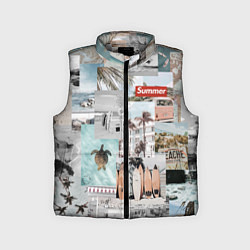 Детский жилет Aloha surfing, цвет: 3D-светло-серый