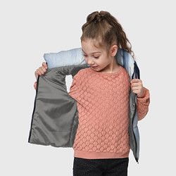 Детский жилет Абстрактный пепел - Серый, цвет: 3D-светло-серый — фото 2