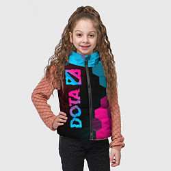 Детский жилет Dota - neon gradient: по-вертикали, цвет: 3D-черный — фото 2