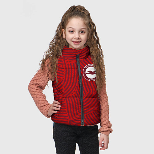 Детский жилет Brighton отпечатки / 3D-Красный – фото 3