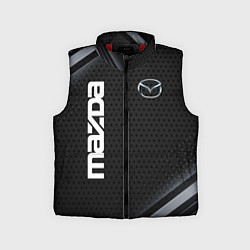 Детский жилет Mazda карбон, цвет: 3D-красный