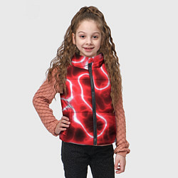 Детский жилет Огненный камуфляж, цвет: 3D-черный — фото 2