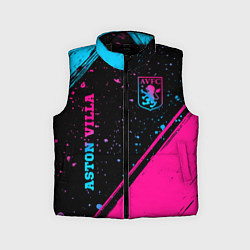 Детский жилет Aston Villa - neon gradient: надпись, символ