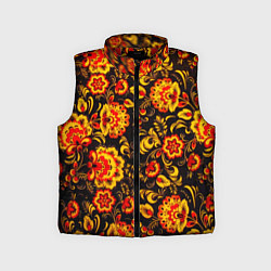 Детский жилет Хохлома роспись, цвет: 3D-красный