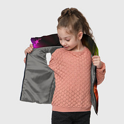 Детский жилет Звёзды с неоновым свечением, цвет: 3D-светло-серый — фото 2