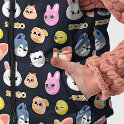 Детский жилет Skzoo pattern, цвет: 3D-черный — фото 2