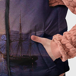 Детский жилет Парусник у берегов Крыма в лунную ночь Айвазовский, цвет: 3D-светло-серый — фото 2