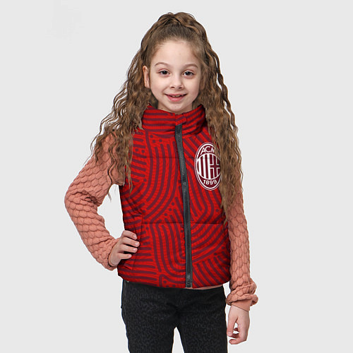 Детский жилет AC Milan отпечатки / 3D-Красный – фото 3