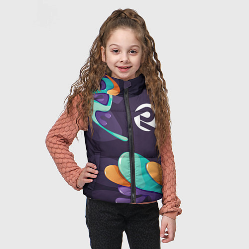 Детский жилет ARC Raiders graffity splash / 3D-Черный – фото 3