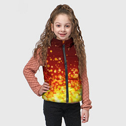 Детский жилет Огненные блёстки, цвет: 3D-красный — фото 2