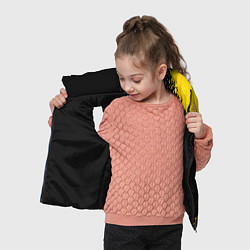 Детский жилет Suzuki - gold gradient: надпись, символ, цвет: 3D-черный — фото 2
