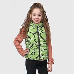 Детский жилет Химия в хаосе, цвет: 3D-красный — фото 2