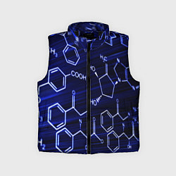 Детский жилет Графическая химия, цвет: 3D-черный