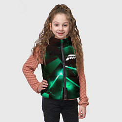 Детский жилет Forza Horizon разлом плит, цвет: 3D-черный — фото 2