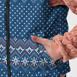 Детский жилет Вязанный стиль - классика, цвет: 3D-черный — фото 2