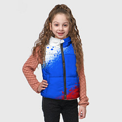 Детский жилет Флаг России - триколор, цвет: 3D-черный — фото 2