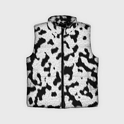 Детский жилет Далматин - текстура, цвет: 3D-черный