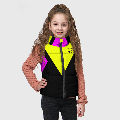 Детский жилет FIRM прямиком из восьмидесятых / 3D-Черный – фото 3