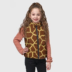Детский жилет Текстура жирафа, цвет: 3D-светло-серый — фото 2