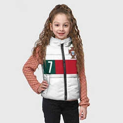 Детский жилет Роналду ЧМ 2022 Португалия выездная, цвет: 3D-черный — фото 2