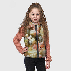 Детский жилет Салат оливье, цвет: 3D-светло-серый — фото 2
