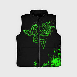 Детский жилет Razer брызги, цвет: 3D-черный