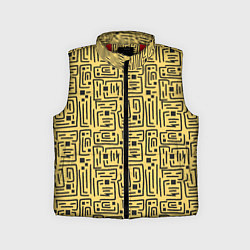 Детский жилет Квадраты и прямоугольники, цвет: 3D-красный