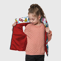 Детский жилет Прикольные надписи, цвет: 3D-красный — фото 2
