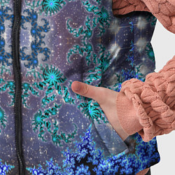 Детский жилет Космические фракталы, цвет: 3D-светло-серый — фото 2