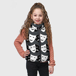 Детский жилет Две маски, цвет: 3D-черный — фото 2