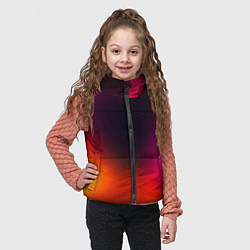 Детский жилет Абстрактная текстура, цвет: 3D-светло-серый — фото 2