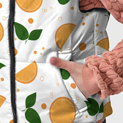 Детский жилет Апельсины с листьями, цвет: 3D-светло-серый — фото 2
