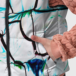 Детский жилет Абстракция лед, цвет: 3D-черный — фото 2