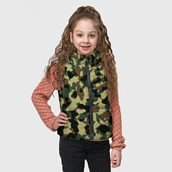 Детский жилет Военный камуфляж, цвет: 3D-черный — фото 2