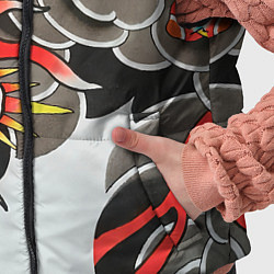 Детский жилет Иредзуми: дракон в дыму, цвет: 3D-черный — фото 2