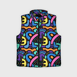 Детский жилет Multicolored texture pattern